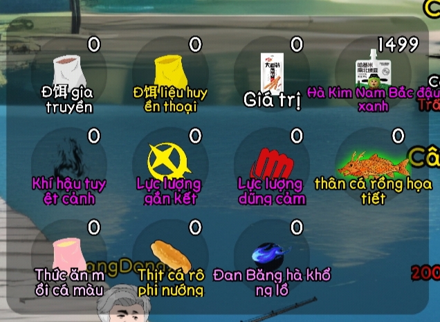 C&aacute;c loại mồi c&acirc;u trong c&acirc;u c&aacute; vạn c&acirc;n